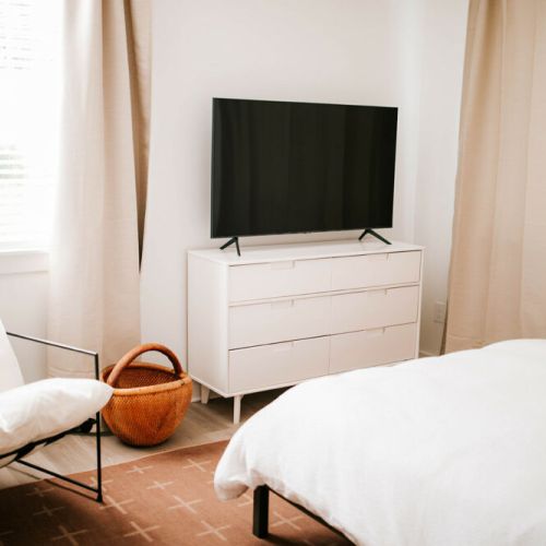 Whether you're catching up on your favorite shows or unwinding with a movie night, each bedroom bedroom in this house offers a cozy escape where comfort meets entertainment. Embark on a stay that balances leisure and tranquility.