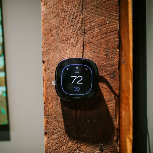 We have a smart thermostat to make sure temperatures stay comfortable during your stay.