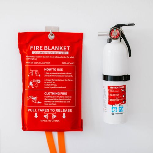 Our utility room may be small, but it’s got a big heart—and a fire safety plan!