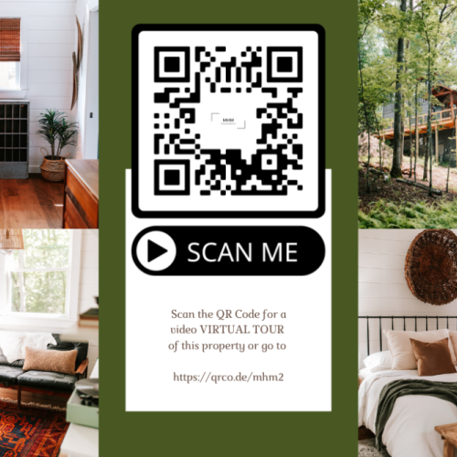Want to do a quick tour? Scan the QR code to see the layout of our luxe cabin!