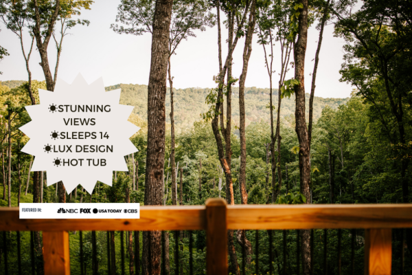 Luxury 4BR Designer Cabin | Hot Tub • Views • Fire