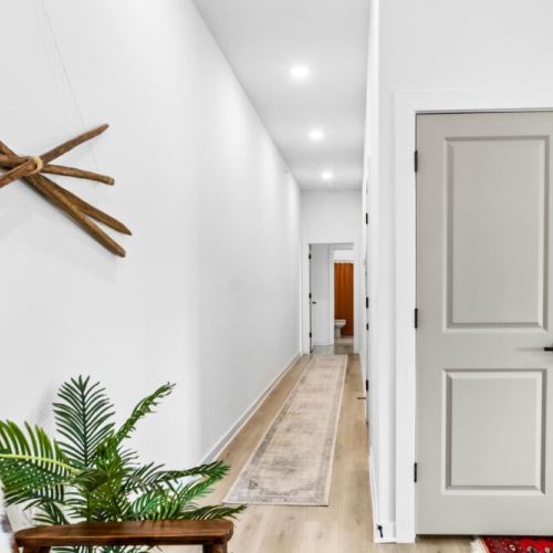A touch of charm at every turn.
Modern touches and warm details throughout the space create a peaceful, homey atmosphere you'll love coming back to.
