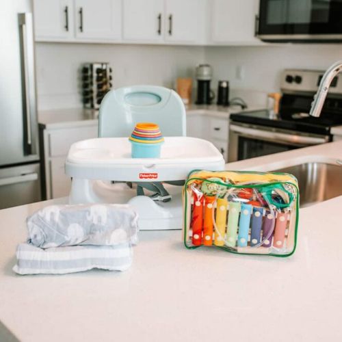 Our cozy retreat is designed with your little ones in mind. We provide a pack-n-play and portable feeding chair ready to make mealtime a breeze. Amidst the backdrop of modern comfort, you'll also find a playful collection of baby toys, promising your
