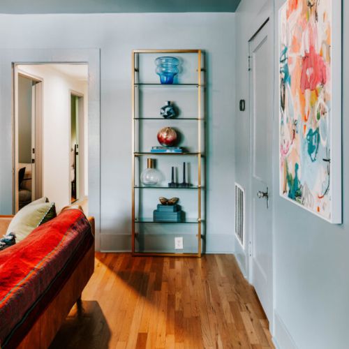 Enjoy the artistic details that make this home memorable, from vibrant original-style artwork and curated décor to warm hardwood floors. Every corner brings personality and charm, creating a colorful backdrop for your stay.