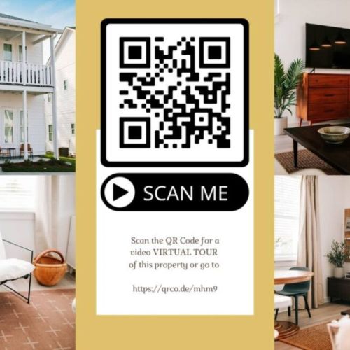 Scan the QR code for a video virtual tour of the property.