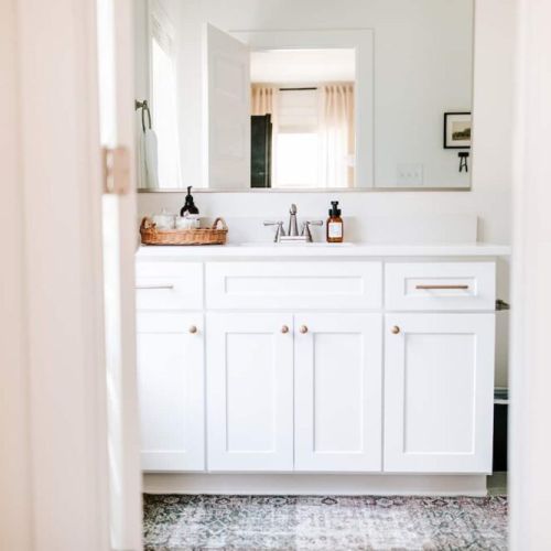 Bathroom attached to primary bedroom.