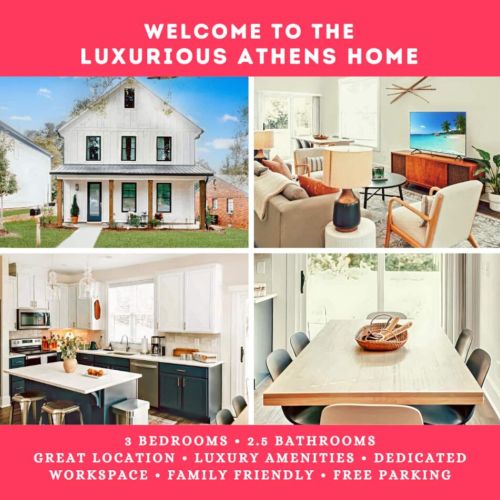 Enjoy luxury and comfort in this beautifully-designed three-bedroom home just a few minutes from downtown! This brand-new space has an open floor plan, new furnishings, and plenty of natural light.