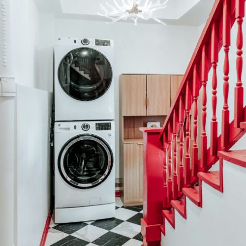 Pack light and settle in with the convenience of an in-home washer and dryer. This dedicated laundry area makes it easy to refresh clothes and towels during longer stays, so you can spend less time packing and more time enjoying your trip.