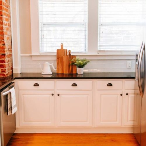 Enjoy sleek countertops, new stainless steel appliances, and all the basic cooking supplies (including spices) you’ll need for creating everything from basic snacks to gourmet meals.