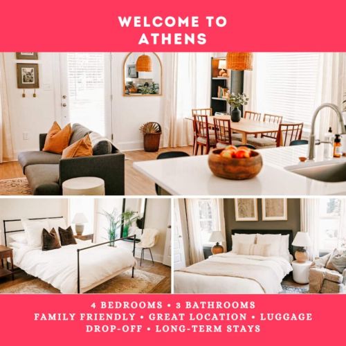 4 Bedrooms, 3 Bathrooms, Family Friendly with baby amenities,  Great Location, Luggage Drop Off, and Long Term Stays Welcome