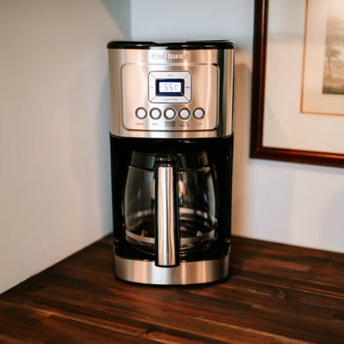 Fuel your day with the Cuisinart DCC-3200, a coffee maker perfect for coffee enthusiasts. Enjoy a fresh cup of coffee during your stay, crafted just the way you like it