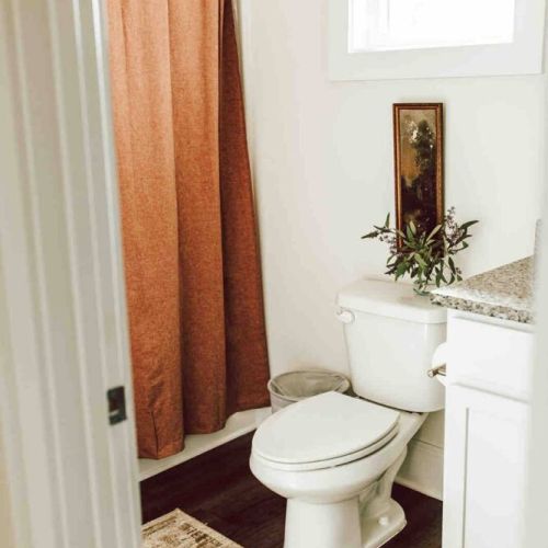 Relax and refresh: Bathroom two offers the convenience of a shower/bath combo, providing the perfect space to unwind after a long day or energize for a new one.
