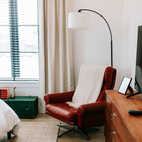 Not ready to hit the sack? You can read your favorite book here or just lounge for a bit!
