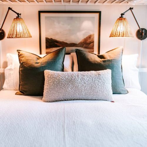 Bunk room with three full-size beds - perfect for both kiddos and adults!