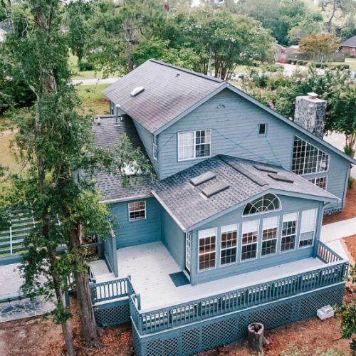 Take it all in, from morning coffee to golden hour gatherings, this spacious deck and sun-drenched addition offer the perfect perch for unwinding in nature’s embrace.