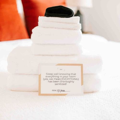 Peace of mind included: We meet and exceed all sanitation standards set by Airbnb. Rest easy because we are germaphobes and clean like it!