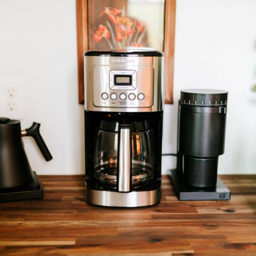 Fuel your passion for coffee! Our kitchen is equipped with a Fellow Corvo EKG Electric Kettle, Cuisinart Coffee Maker, and a Coffee Grinder, ensuring the perfect brew every time.