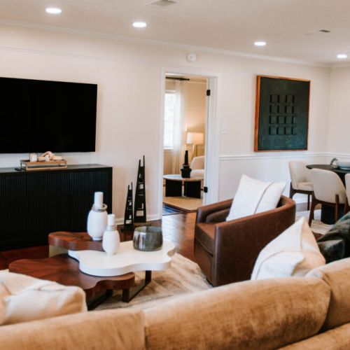 Stylish, open living space designed for comfort, connection, and easy relaxation.