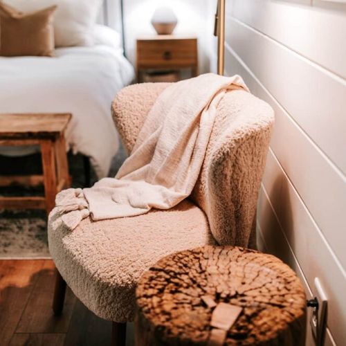 Reading Area  In Lower Level Bedroom