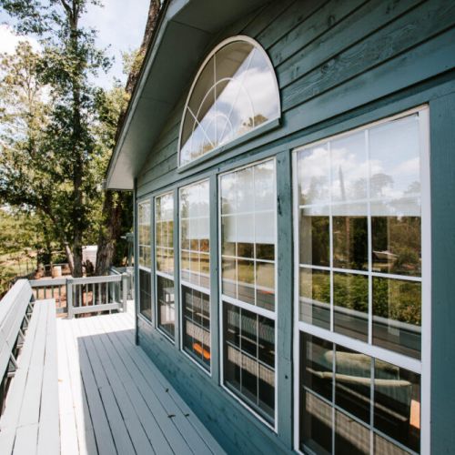 Spacious and serene — the perfect deck for enjoying the view and breathing easy.
