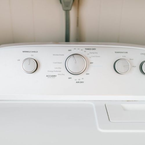 Washer and dryer in the house for your convenience