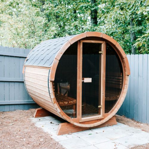 Wellness meets comfort with a private sauna experience just outside your door.